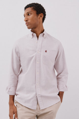 Camisa Manga Larga con Logo Bordado