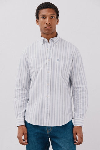 Camisa Manga Larga Estampado Rayas