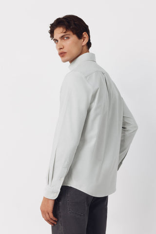 Camisa Manga Larga Regular Fit de Algodón