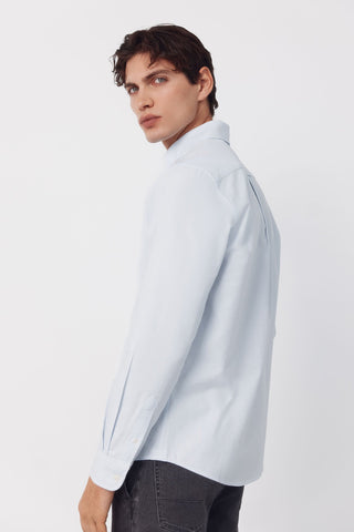 Camisa Manga Larga con Detalle Bolsillo