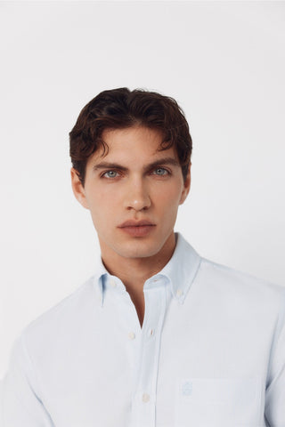 Camisa Manga Larga con Detalle Bolsillo