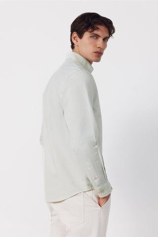 Camisa Manga Larga con Detalle Bolsillo