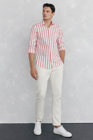 Camisa Manga Larga Estampado Rayas