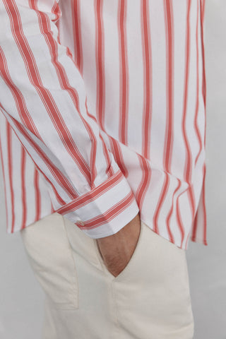 Camisa Manga Larga Estampado Rayas