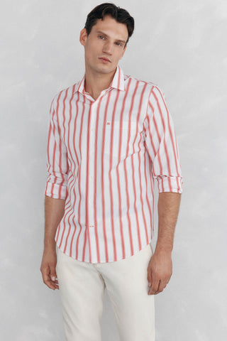 Camisa Manga Larga Estampado Rayas