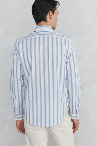 Camisa Manga Larga Estampado Rayas