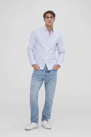 Camisa Slim Fit de Algodón