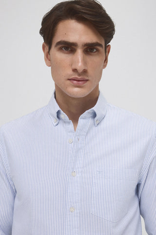 Camisa Slim Fit de Algodón