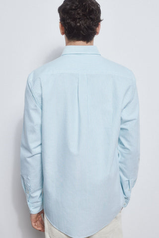 Camisa Slim Fit de Algodón