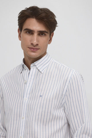 Camisa Slim Fit de Algodón