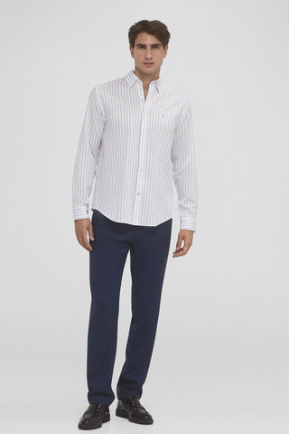 Camisa Slim Fit de Algodón