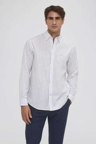 Camisa Slim Fit de Algodón