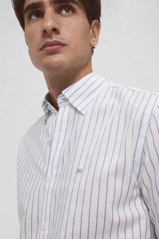 Camisa Slim Fit de Algodón