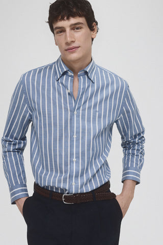 Camisa Slim Fit de Algodón