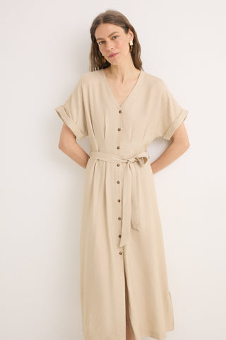 Vestido Camisero con Cinturón