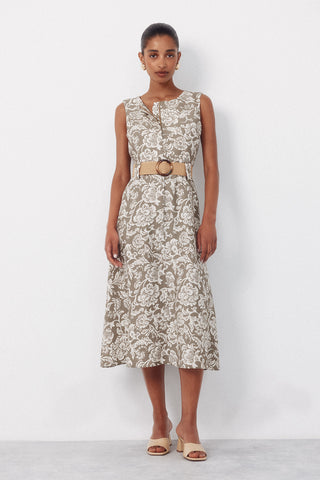 4.T.Ki.Vestido Cinturon.