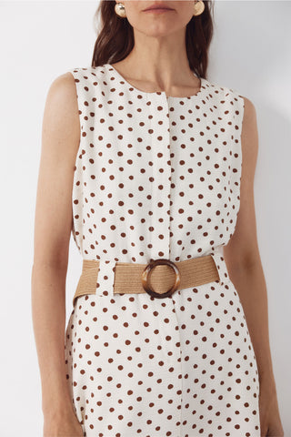 4.T.Ki.Vestido Cinturon.