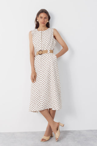 4.T.Ki.Vestido Cinturon.