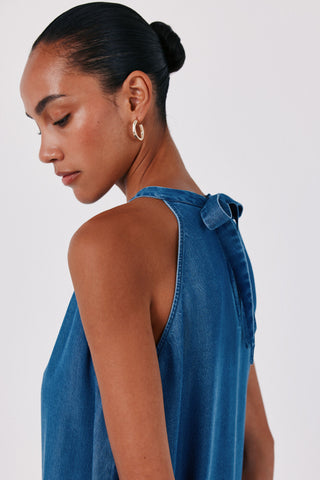 Vestido Vaquero Halter.