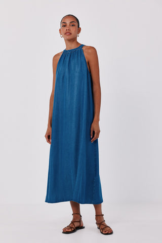 Vestido Vaquero Halter.