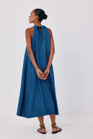 Vestido Vaquero Halter.