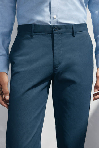 Pantalón Slim Fit de Algodón