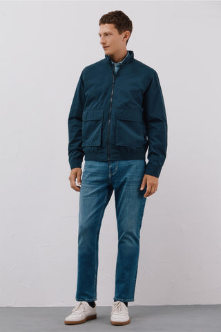 Chaqueta Regular Fit con Bolsillos Delanteros