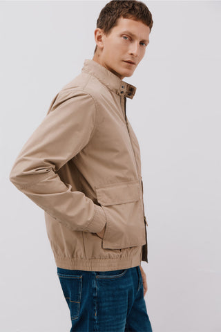 Chaqueta Regular Fit con Bolsillos Delanteros