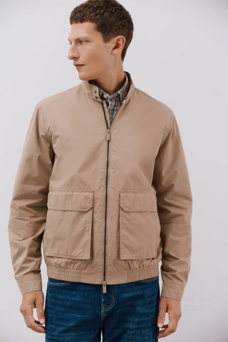 Chaqueta Regular Fit con Bolsillos Delanteros