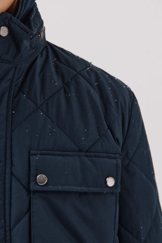 Chaqueta Regular Fit Acolchada con Bolsillos