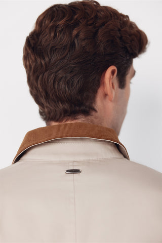 Cazadora Contrast Collar.