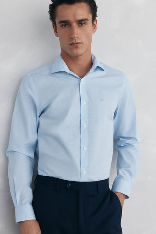 Camisa Manga Larga Estampado Cuadros