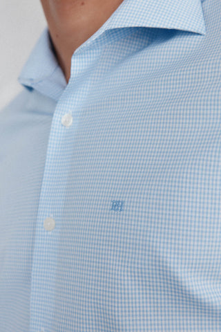 Camisa Manga Larga Estampado Cuadros