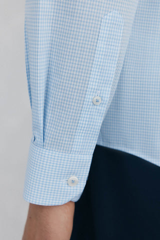 Camisa Manga Larga Estampado Cuadros
