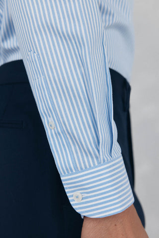 Camisa Manga Larga Estampado Rayas