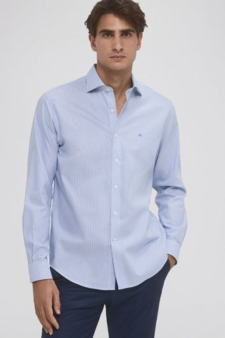 Camisa Slim Fit de Algodón