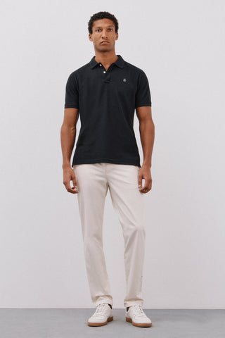 Polo Manga Corta Slim con Logo