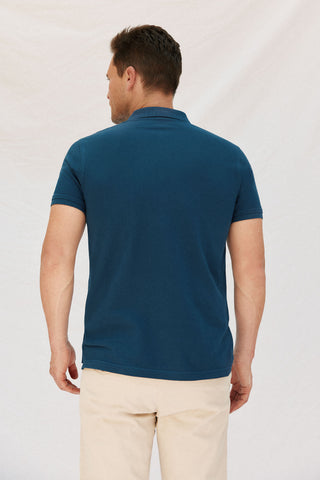 Polo Manga Corta Slim con Logo