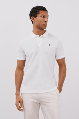 Polo Manga Corta Slim con Logo
