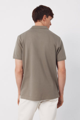 Polo Manga Corta con Logo Bordado