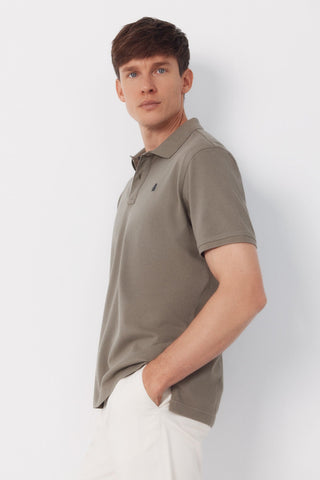 Polo Manga Corta con Logo Bordado