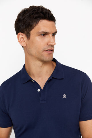 Polo Básica Slim Fit con Logo