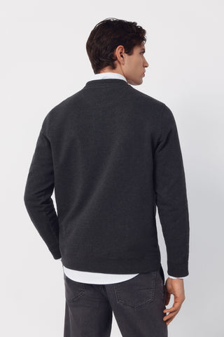 Sudadera Cuello Redondo de Algodón