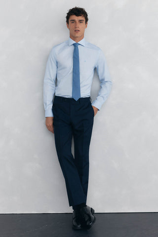 Camisa Manga Larga Slim Fit con Logo