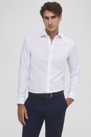 Camisa Slim Fit de Algodón