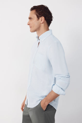 Camisa lino lisa.
