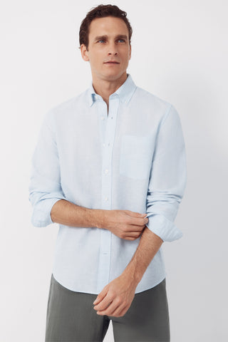 Camisa lino lisa.