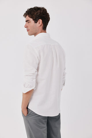 Camisa lino lisa.