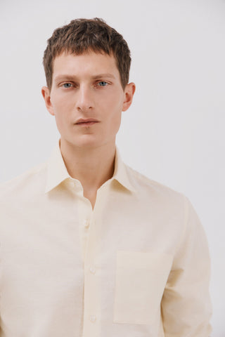 Camisa Manga Larga con Bolsillo