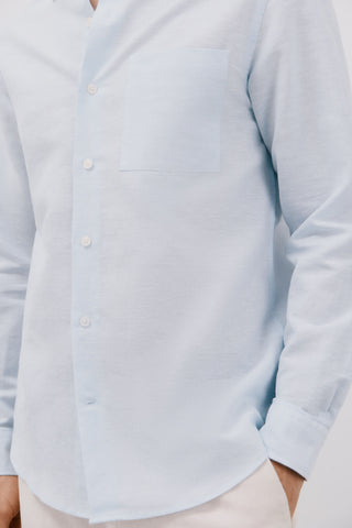 Camisa Manga Larga con Bolsillo